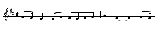 MacLauchlane's Scotch Measure - staff notation