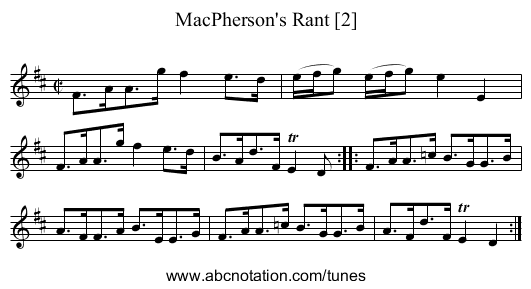 MacPherson's Rant [2] - staff notation
