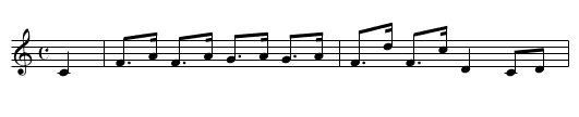 MacPherson's Testament - staff notation