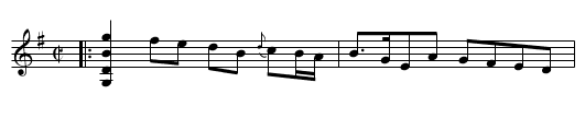 Mac's Hornpipe - staff notation