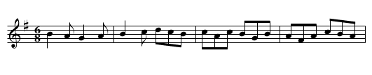 Mad Besse - staff notation