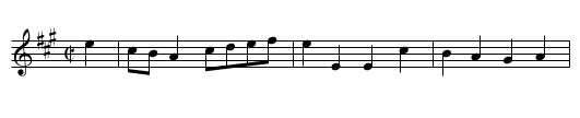 Madam Betty - staff notation
