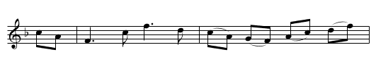 Madam Sefoth's Scotch-measure - staff notation