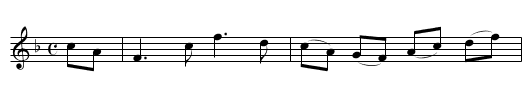 Madam Sefoth's Scotch-measure - staff notation