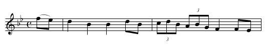 Madame Grazi’s Hornpipe - staff notation