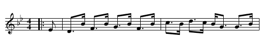 Madge Wildfire's Strathspey - staff notation