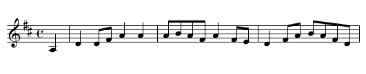 Madradin Ruad, An - staff notation