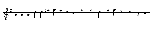 Maedchen und Hasel - staff notation
