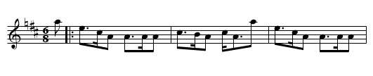 Maggie go back and take up your Scullie - staff notation
