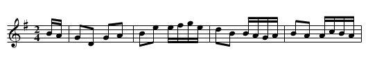 MAGGIE IN THE WOODS - staff notation