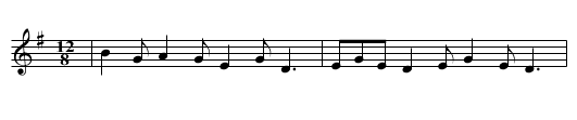 Maggie Scollard's Slide - staff notation