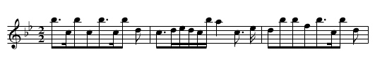 Maggy Lauder - staff notation