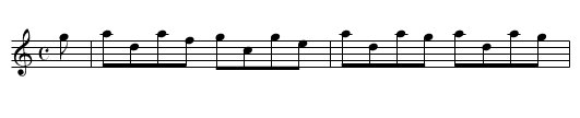 Maggy Shanks - staff notation