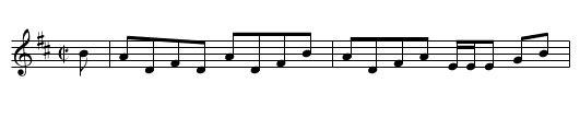 Maggy's Wame is fu I true - staff notation