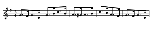 Magic Oak - staff notation