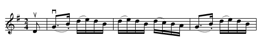 Magnolia -- Reel - staff notation