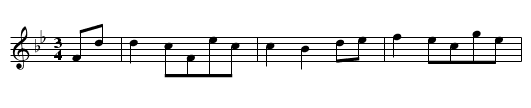 Mahnung - staff notation