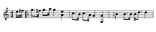 Mahoning Reel, The - staff notation