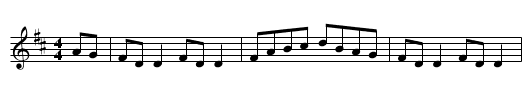 Maid Amongst the Roses - staff notation
