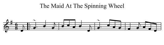 Maid At The Spinning Wheel, The  - staff notation