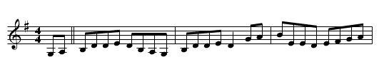 Maid Behind the Bar (in G), The - staff notation