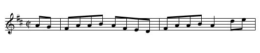 Maid Behind the Bar - staff notation