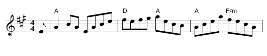 Maid In A Box - staff notation