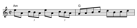 Maid in the Cherry Tree, The - staff notation