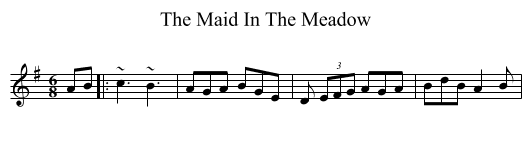 Maid In The Meadow, The  - staff notation