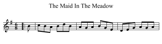 Maid In The Meadow, The  - staff notation