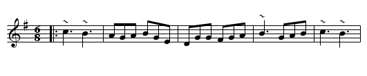 Maid in the Meadow, The - staff notation