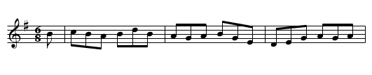 Maid In the Meadow, The - staff notation