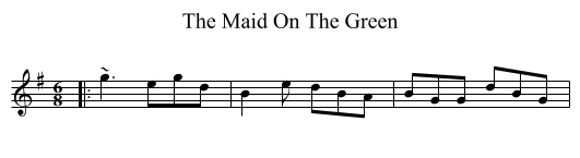 Maid On The Green, The  - staff notation