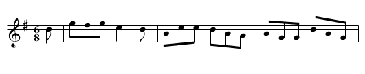 Maid on the Green - staff notation