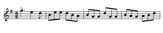 Maid on the Green - staff notation
