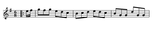 Maid on the Green - staff notation