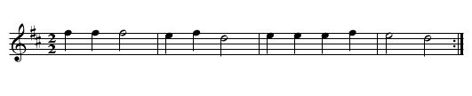 Maiden Fair. JWDM.16 - staff notation