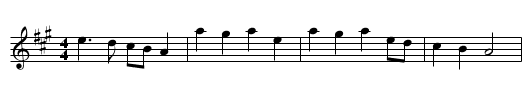 Maiden Lane - staff notation