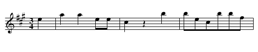 Maidilei - staff notation