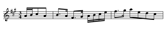 Maidin Domhnaigh - staff notation