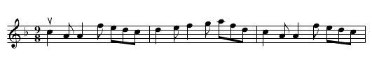 MAID'S COMPLAINT -- JIG, THE  - staff notation