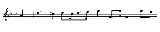Maid's Complaint, The - staff notation