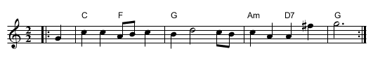 Maids' Morris - staff notation