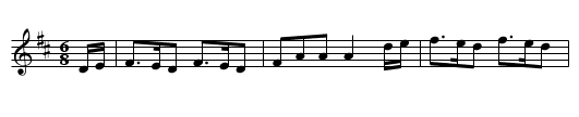 Maids of Arrochar - staff notation