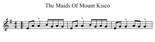 Maids Of Mount Kisco, The  - staff notation