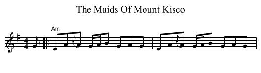 Maids Of Mount Kisco, The  - staff notation