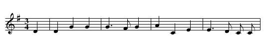 Maids When You're Young - staff notation