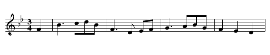 Mailied - staff notation