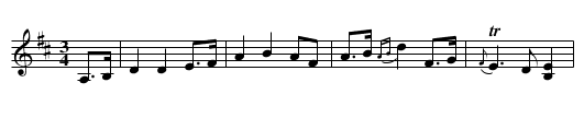 Màiri Nighean Deorsa [2] - staff notation