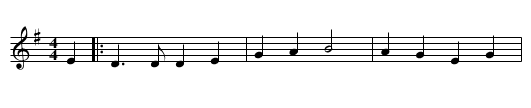 Mairi's Wedding - staff notation